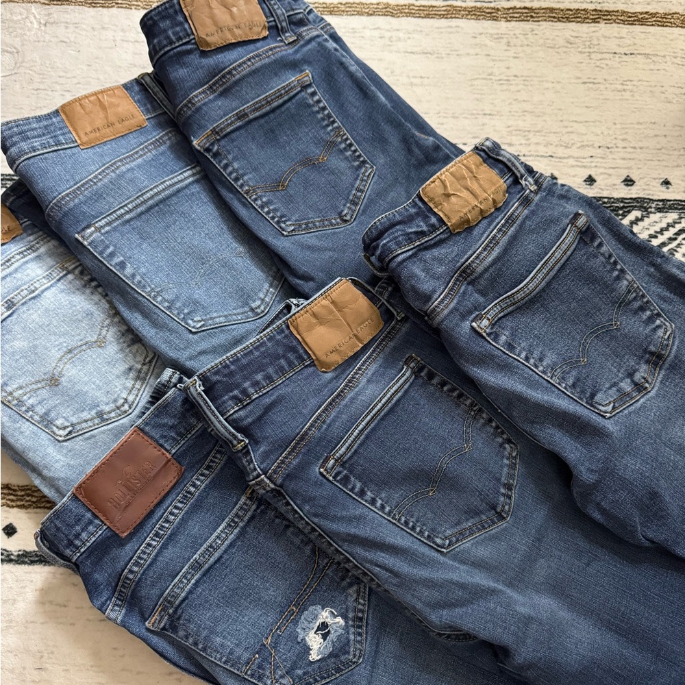 Men's Blue Denim Jeans LOT